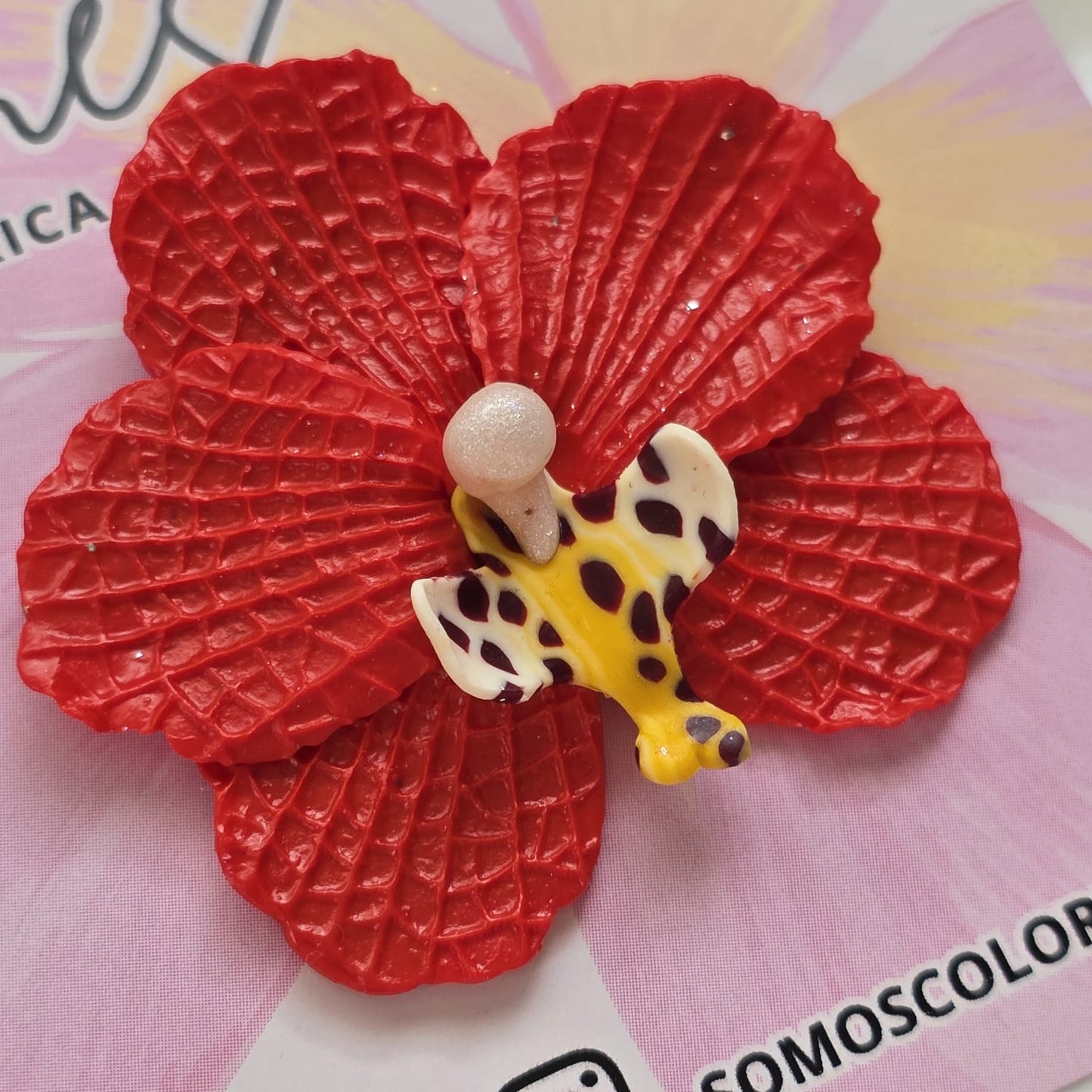 Orquídea roja