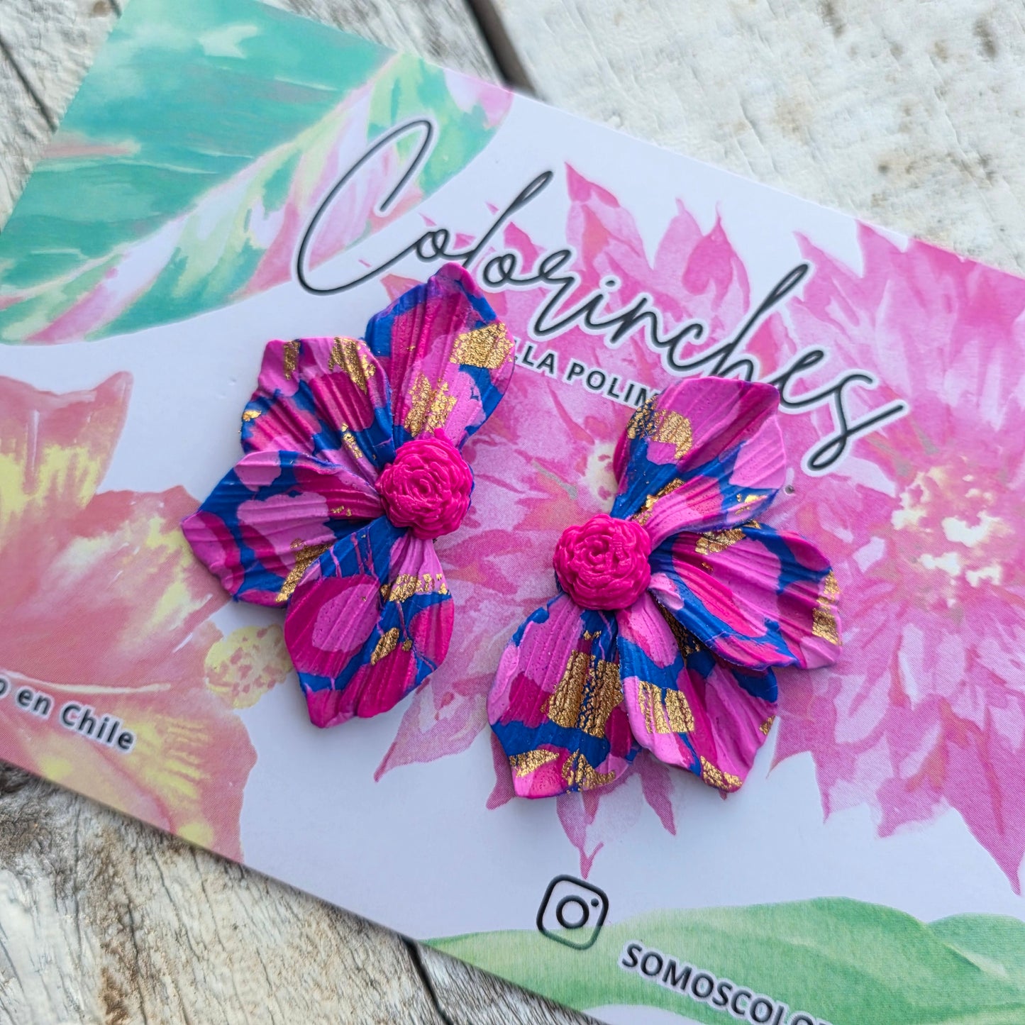 Floripondia M azul/fucsia