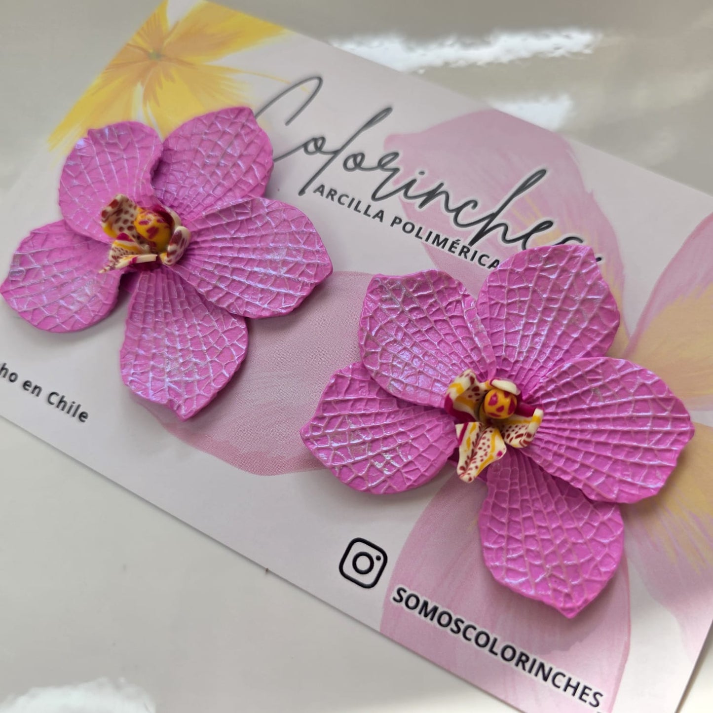 Orquídea rosa tornasol - L