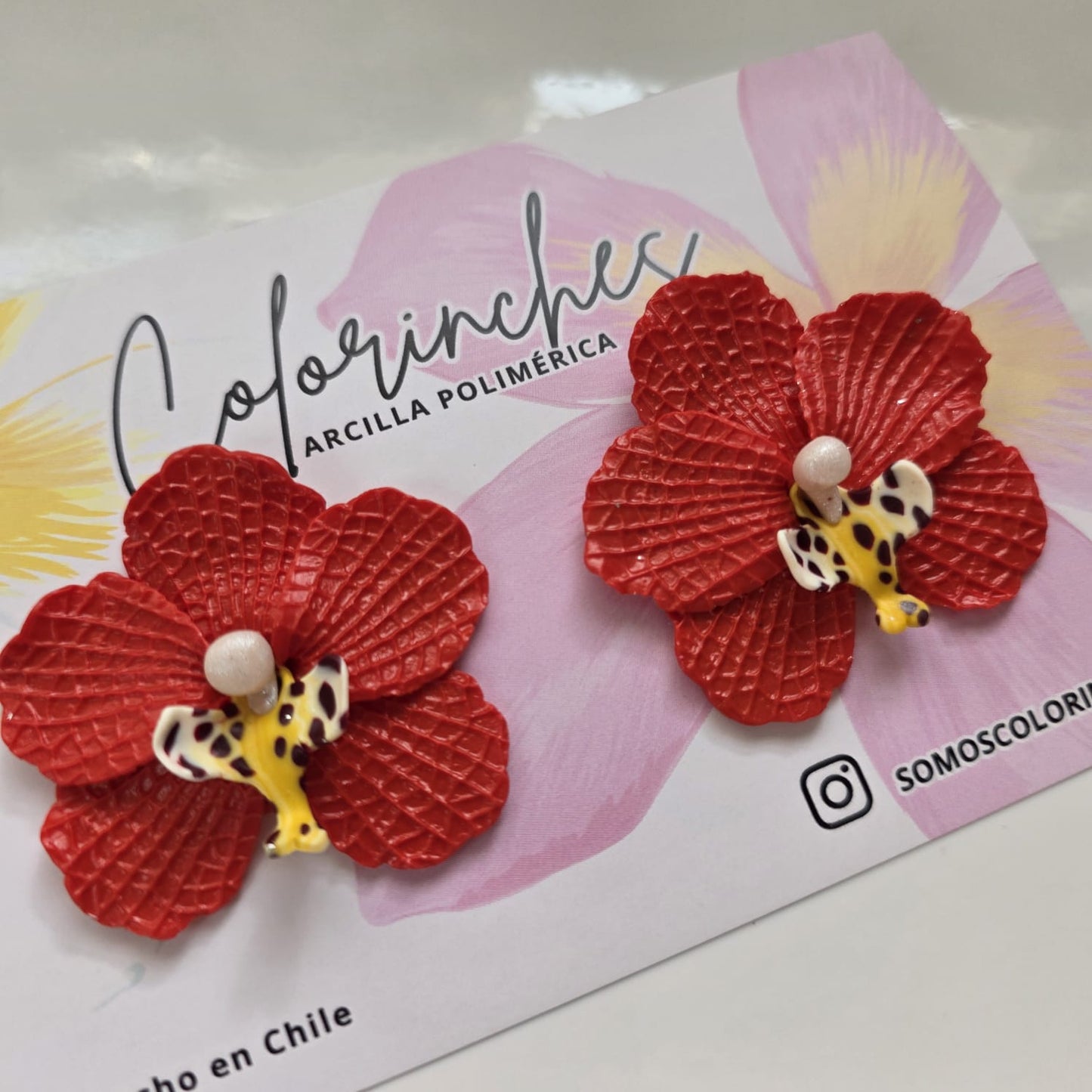 Orquídea roja