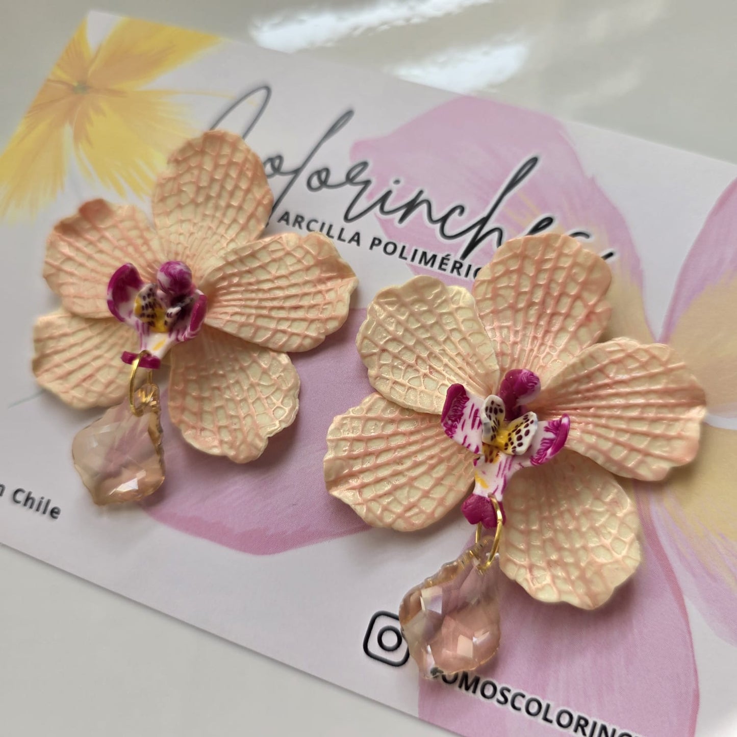 Orquidea damasco tornasol - L