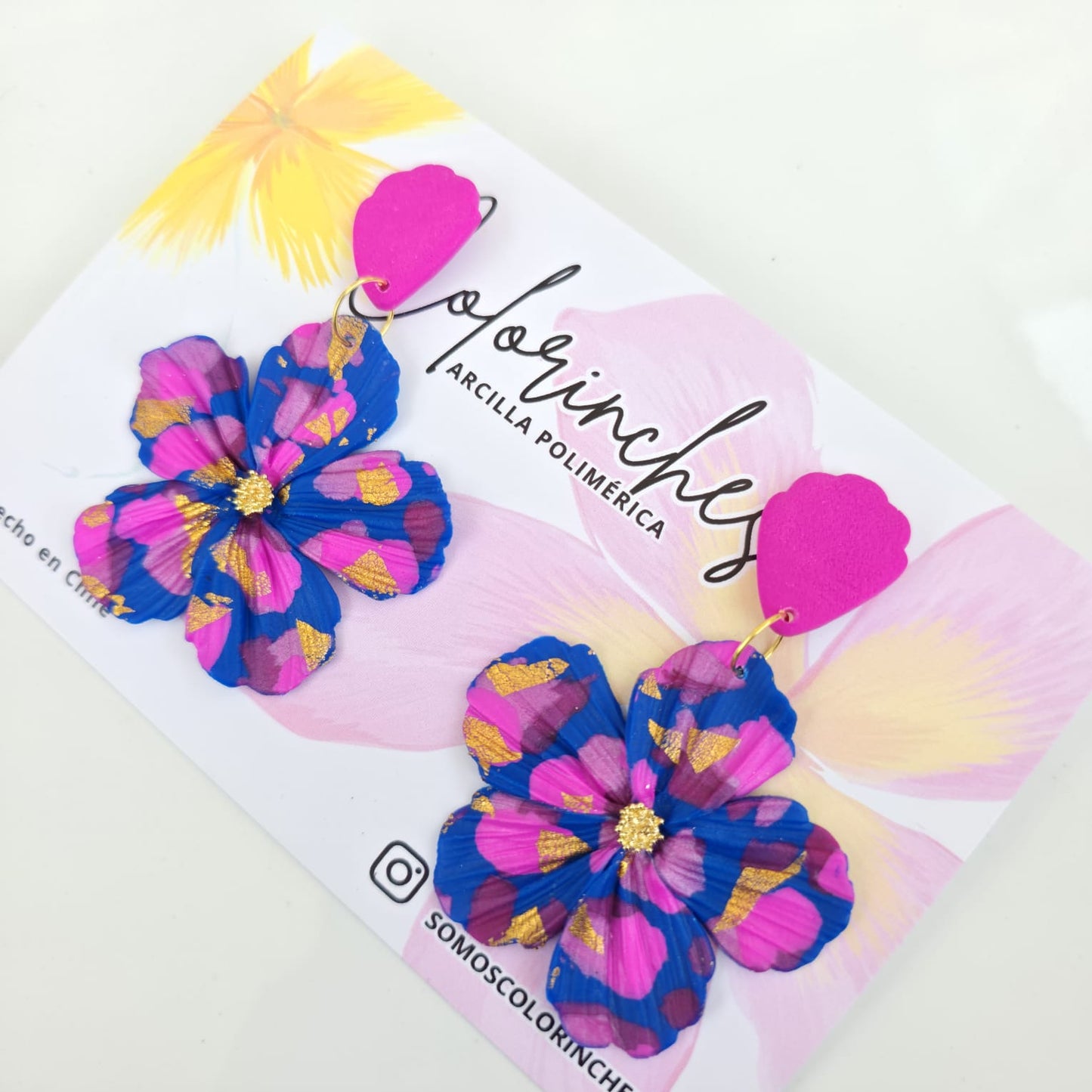 Maxi azul y fucsia