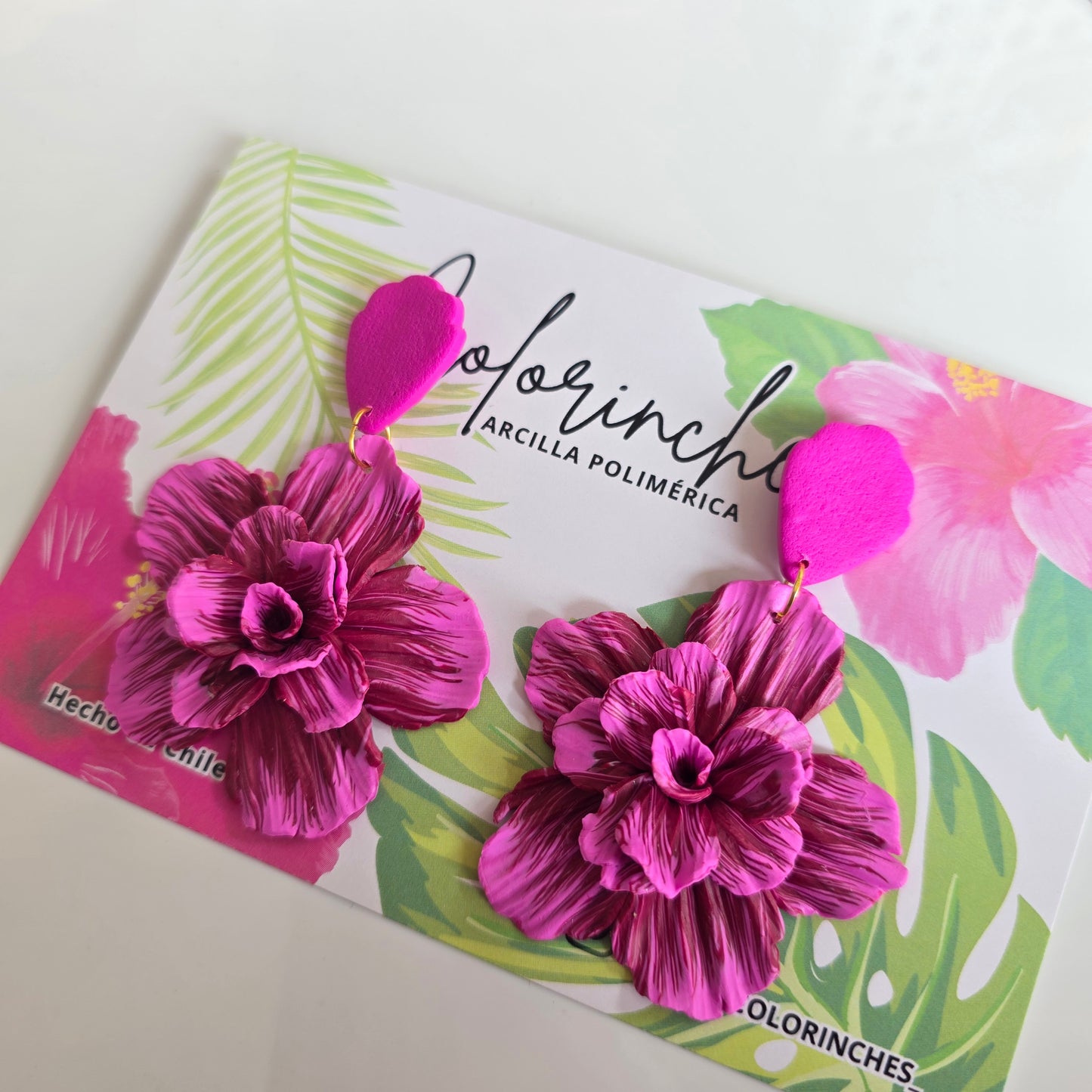 Clavelin fucsia burdeo