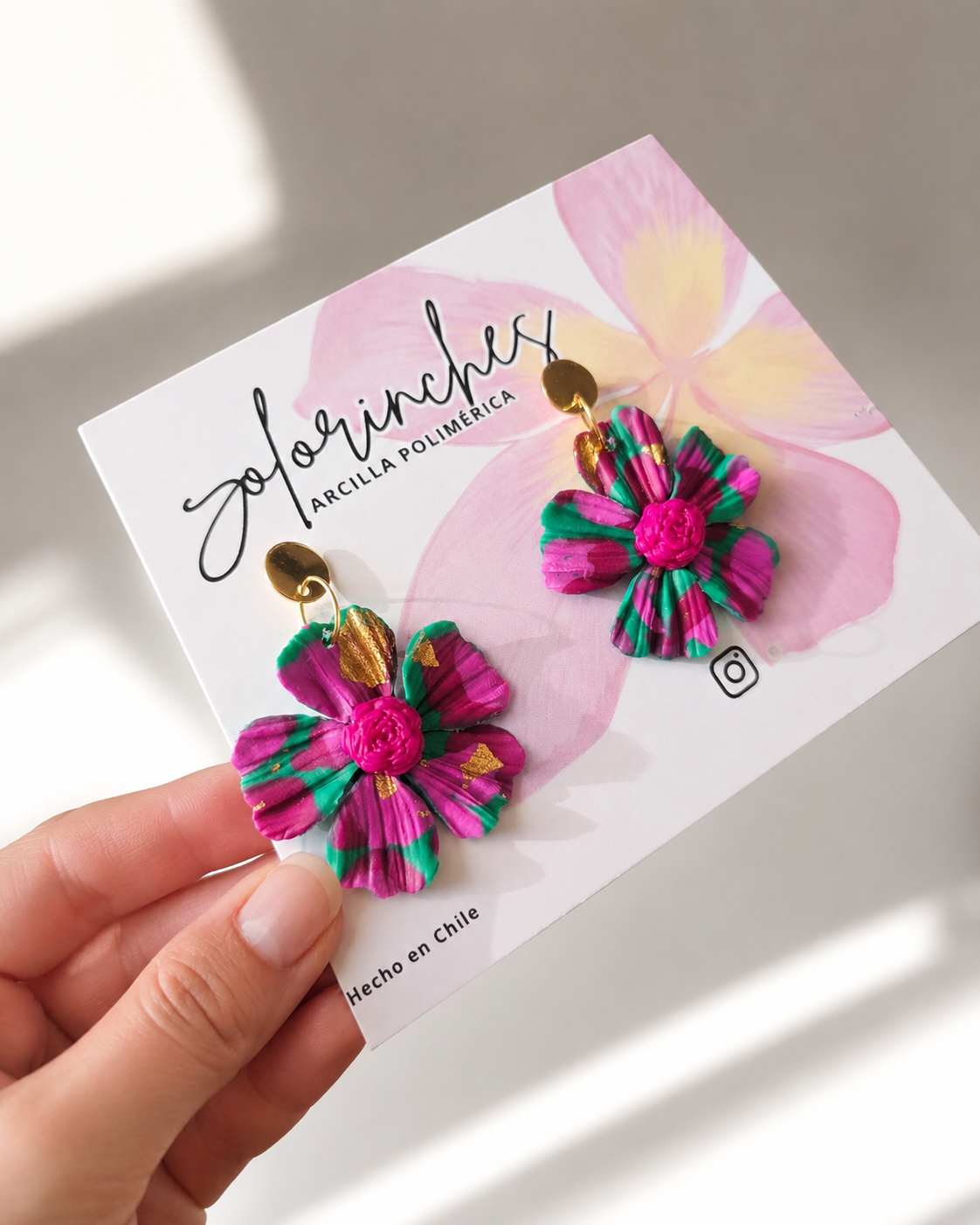 Petit verde/ fucsia